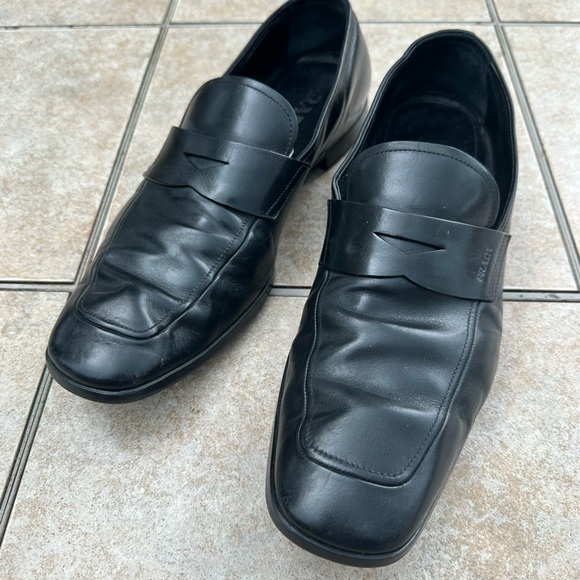 PRADA 
Leather Penny Loafer - Picture 2 of 14